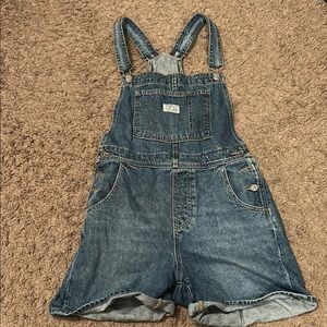 Levi's Blue Denim Overalls